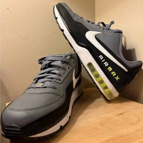 Nike Air Max LTD 3 Grey Black Volt Size 14 Men’s Sneakers DD7118-002 - Picture 1 of 8